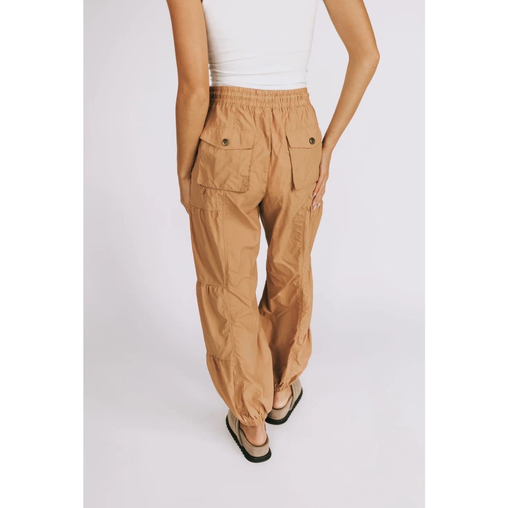Free People Cargo Set Me Free Pants FP Ginger Womens size Medium - Picture 4 of 9